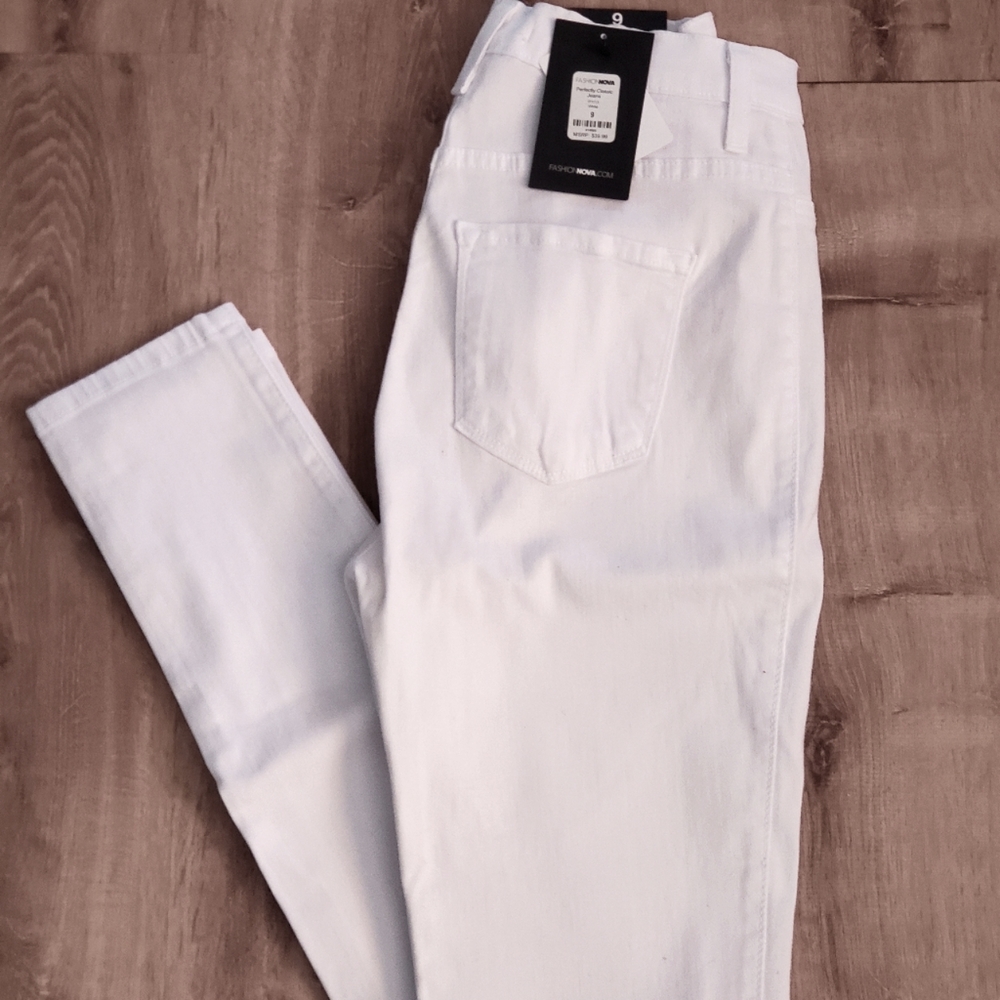 Fashion Nova White Jeans
